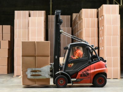 Storage of raw tobacco at Alleghany Warehouse Europe